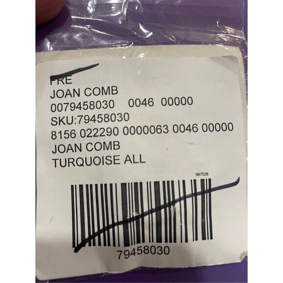 NWT Free People Joan Comb Turquoise - Picture 3 of 4